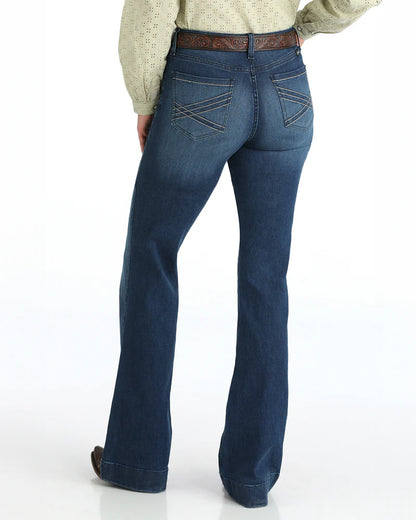 Women's Cruel Demin Mila Trouser - Dark Stonewash