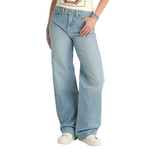 Women's Cruel Denim Casey Light Stone Wide Leg Jeans
