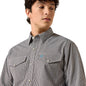 Men's Ariat Fitted Geo Print Snap Shirt