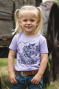 Girl's Cruel Girl Toddler's Purple Graphic Tee