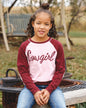 Girl's Cruel Girl 'Cowgirl' Graphic Long Sleeve Tee