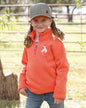 Girl's Cruel Girl 1/4 Zip Pullover - Coral