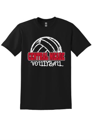 Central Meade Volleyball Black Fanfare-White/Red
