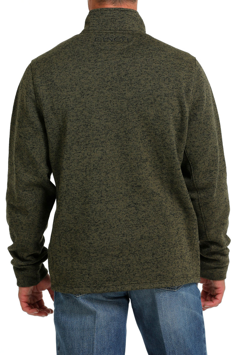 Men's Cinch 1/4 Zip Pullover Sweater - Olive