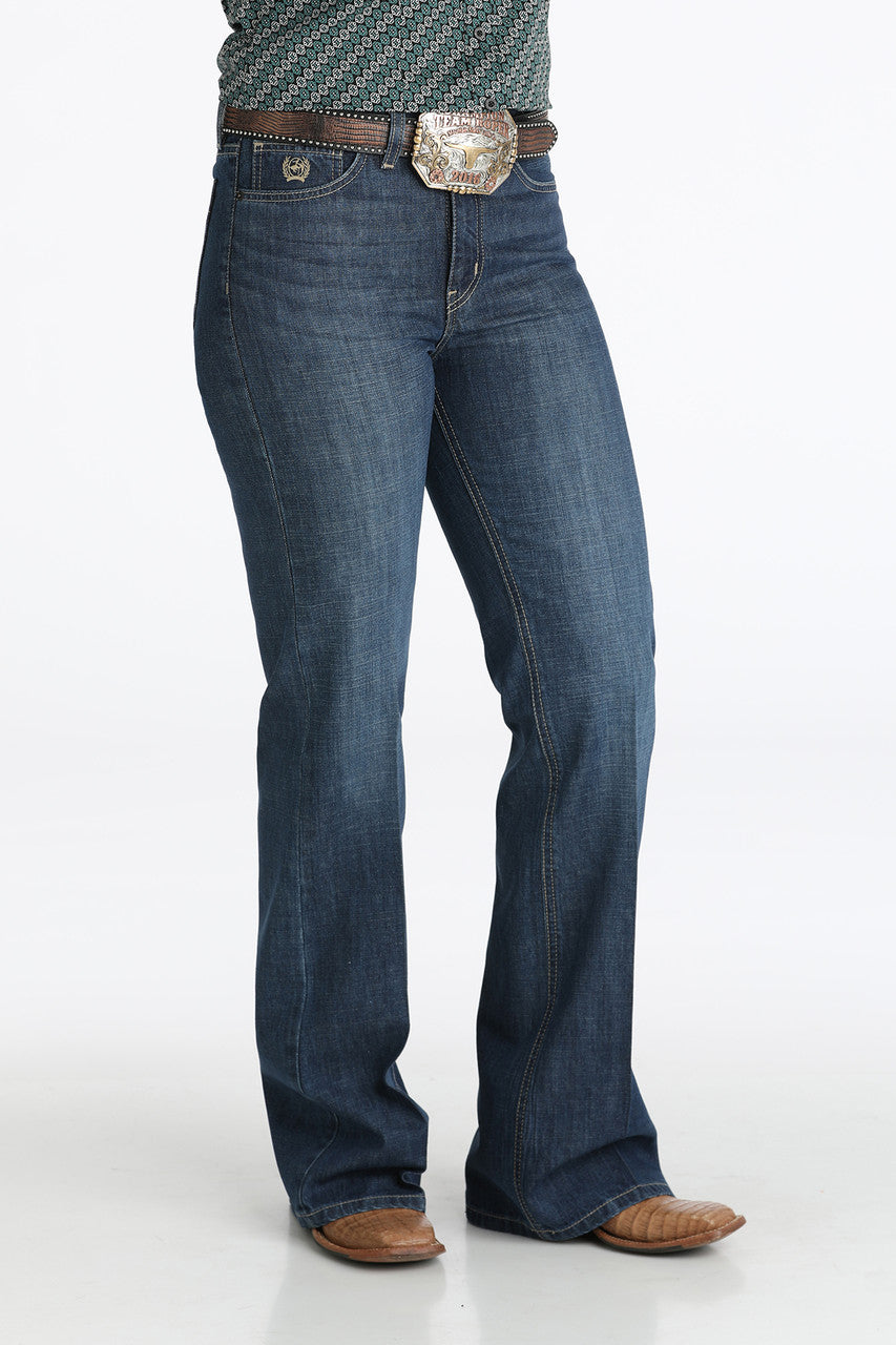 Stone High Rise Women's Cinch Tatum Dark Stone High Rise Trouser – Hilltop Western ...