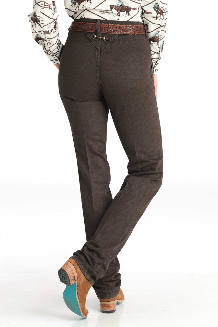 Women's Cruel Denim Brown Quinn Tapered Leg Jeans