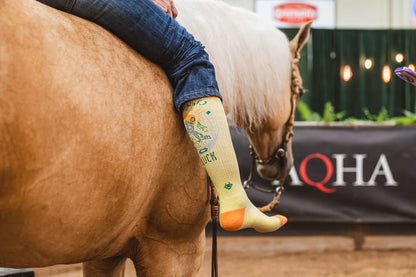 Lucky Chuck Performance Boot Socks-Desert Spirit Cowgirl