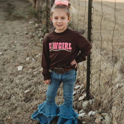 Girl's Shea Baby 'Cowgirl' Sweatshirt