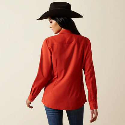 Women's Ariat Kirby Stretch Shirt - Ketchup