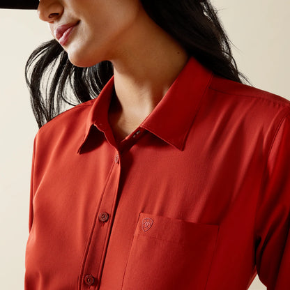 Women's Ariat Kirby Stretch Shirt - Ketchup