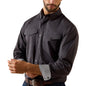 Men's Ariat Wrinkle Free Slub Phantom Snap Shirt
