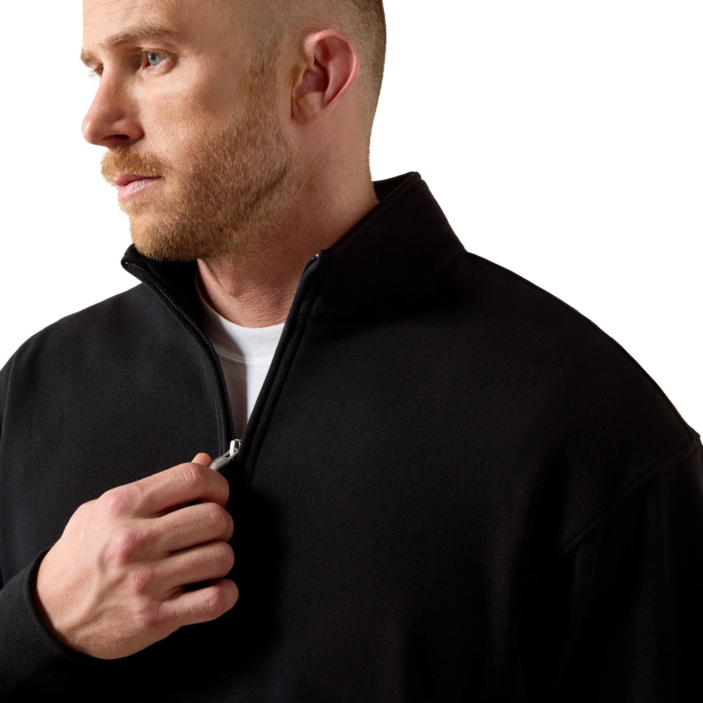 Men's Ariat Black Core 1/4 Zip Sweatshirt