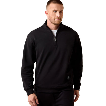 Men's Ariat Black Core 1/4 Zip Sweatshirt