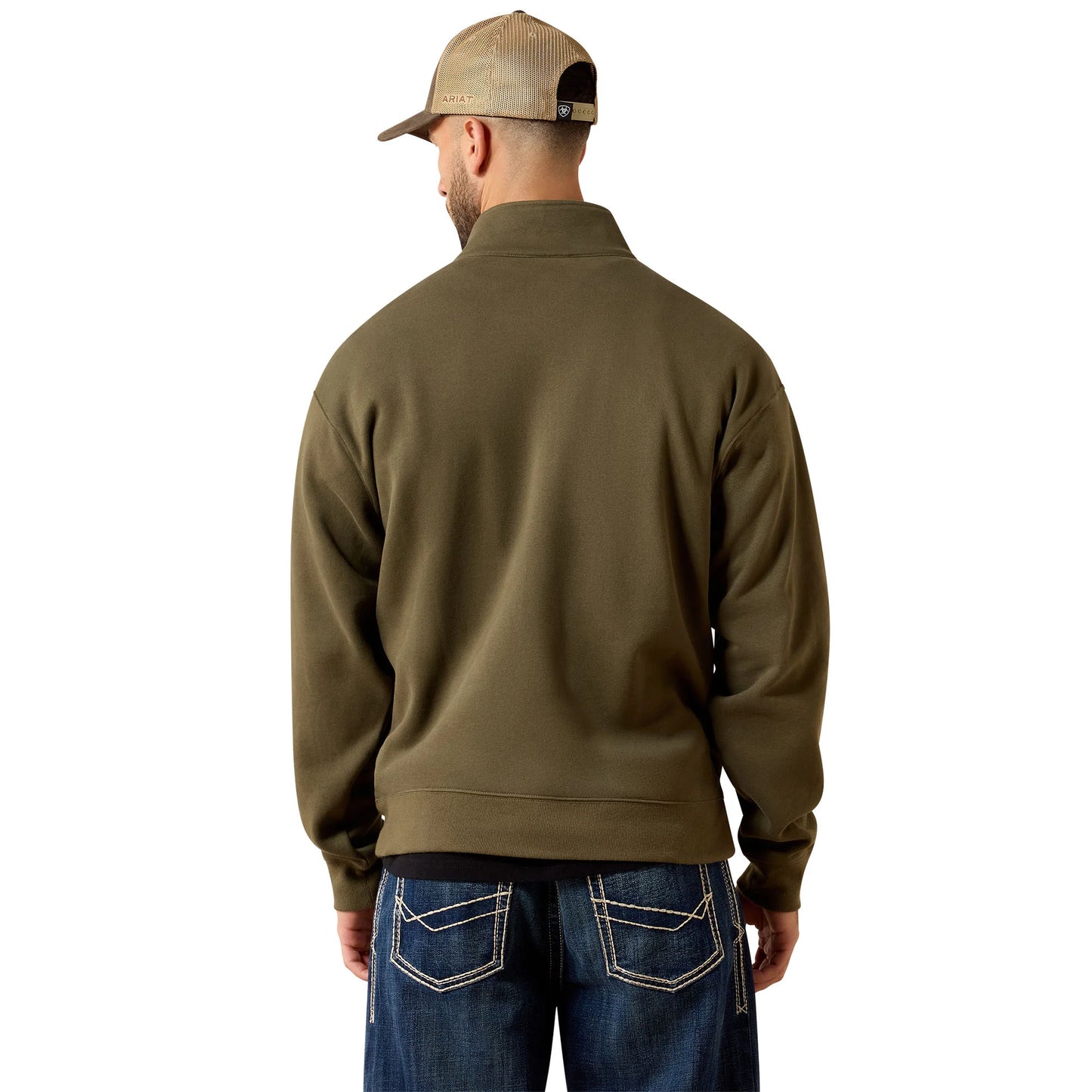 Men's Ariat Grape Leaf Core 1/4 Zip Sweatshirt