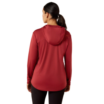 Women's Ariat Rebar Sun-blocker Long Sleeve T-Shirt - Burnt Russet