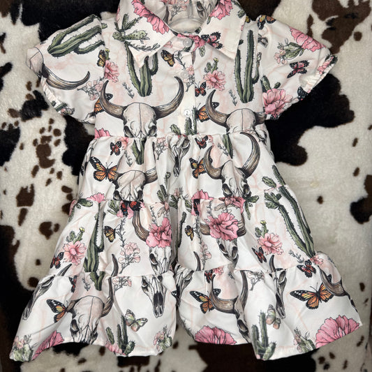 Girl's Shea Baby Cactus Floral Dress