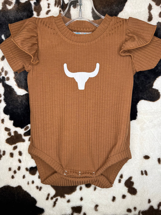 Girl's Shea Baby Longhorn Onesie