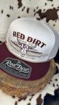 Red Dirt Hat Company - Burgundy Skull
