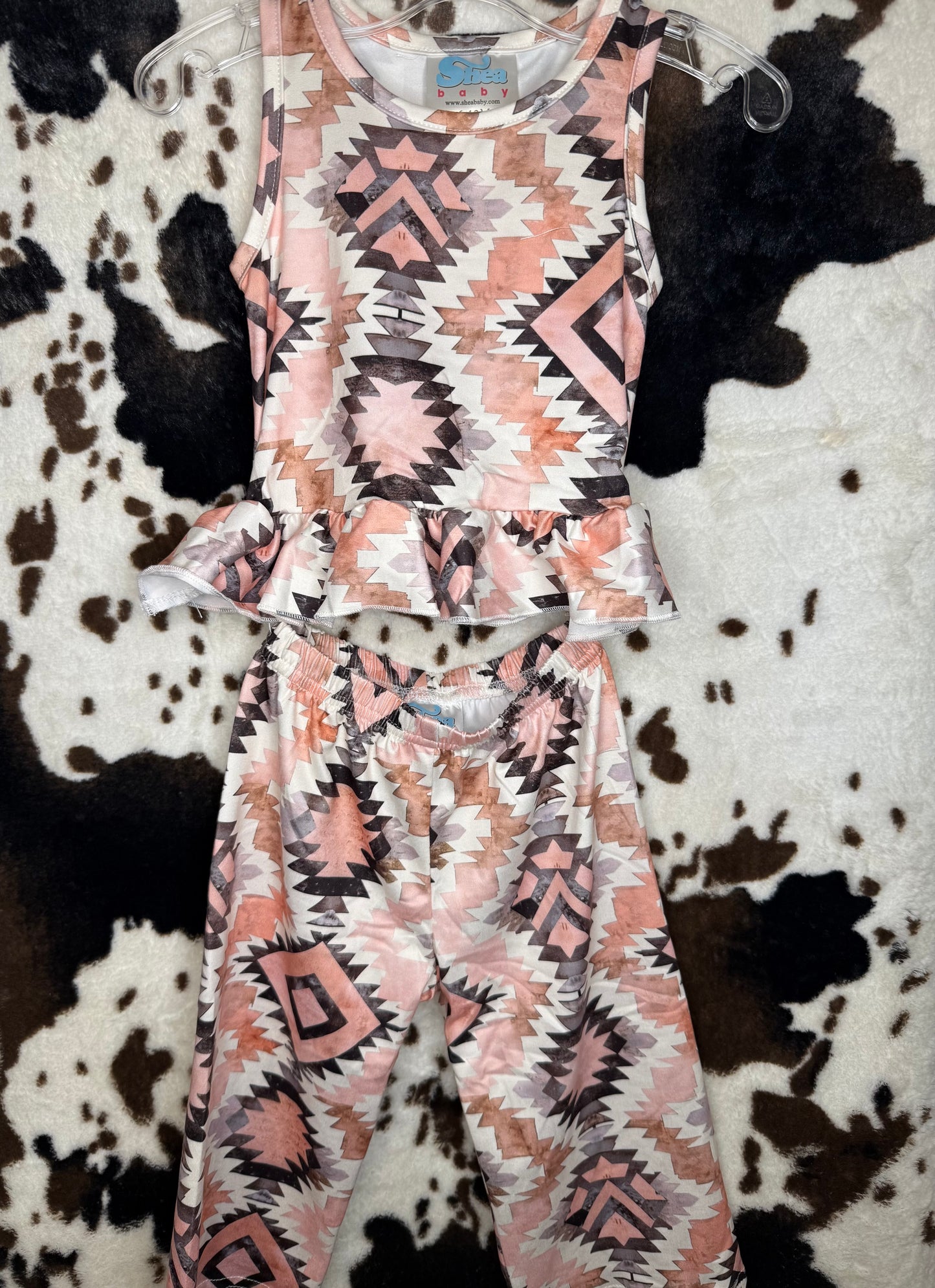 Girl's Shea Baby Aztec Pants Set