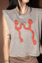 Women's 2 Fly Co Rojo Ranch Muscle Tee