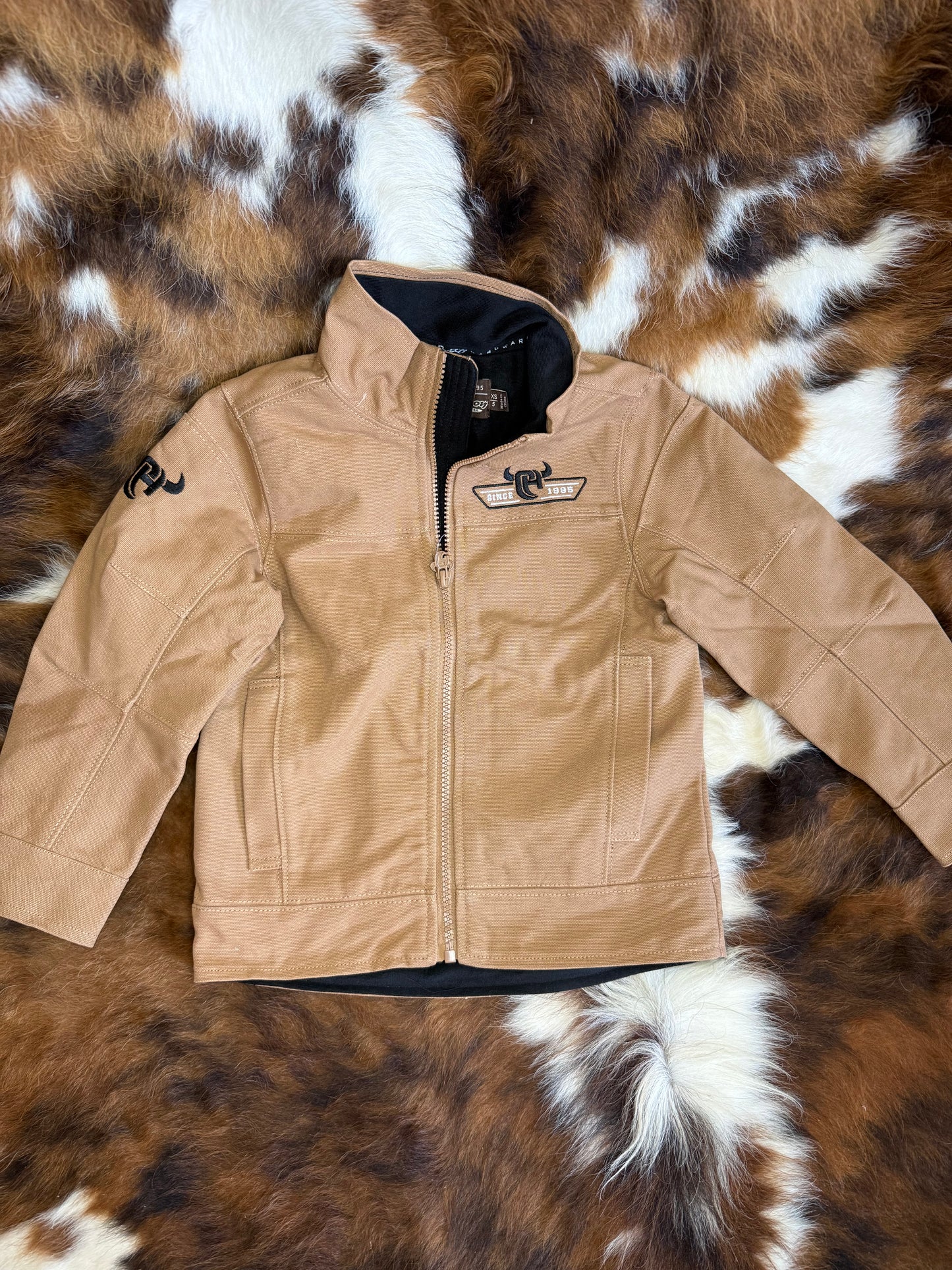 Boy's CH Since '95 Canvas Jacket - Camel Tan