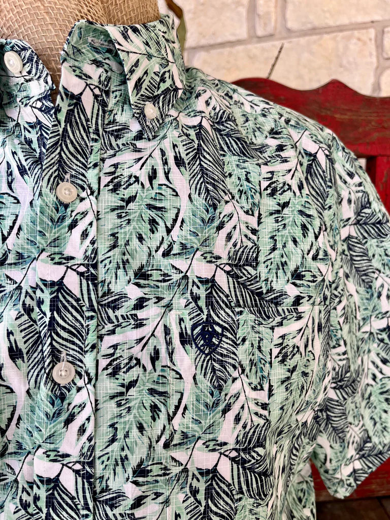 Men's Ariat Cyrus Short Sleeve Button-Up Floral Shirt