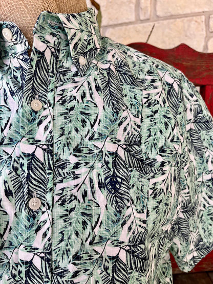 Men's Ariat Cyrus Short Sleeve Button-Up Floral Shirt