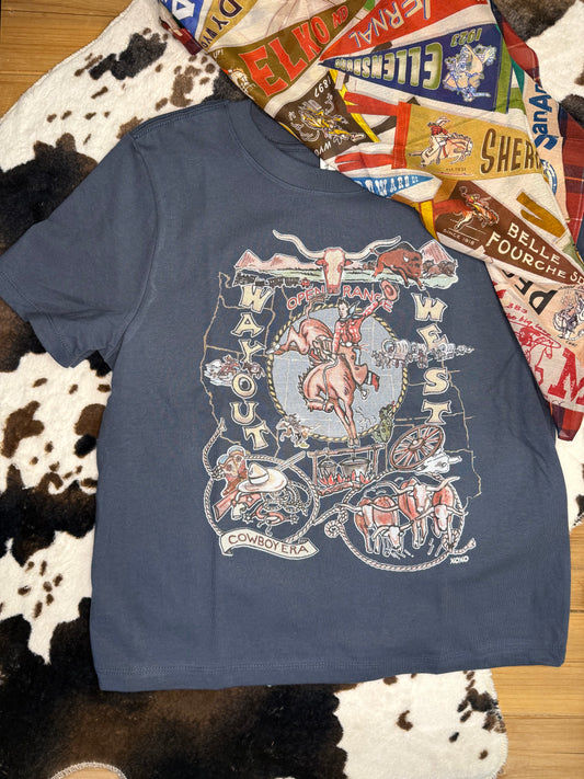 Women's XOXO Open Range Boxy T-Shirt