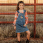 Girl's Shea Baby Cowgirl Denim Overall Dress