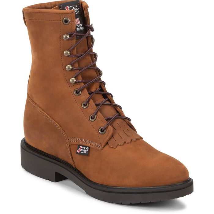 Men's Justin CONDUCTOR 8" LACE-UP WORK BOOT