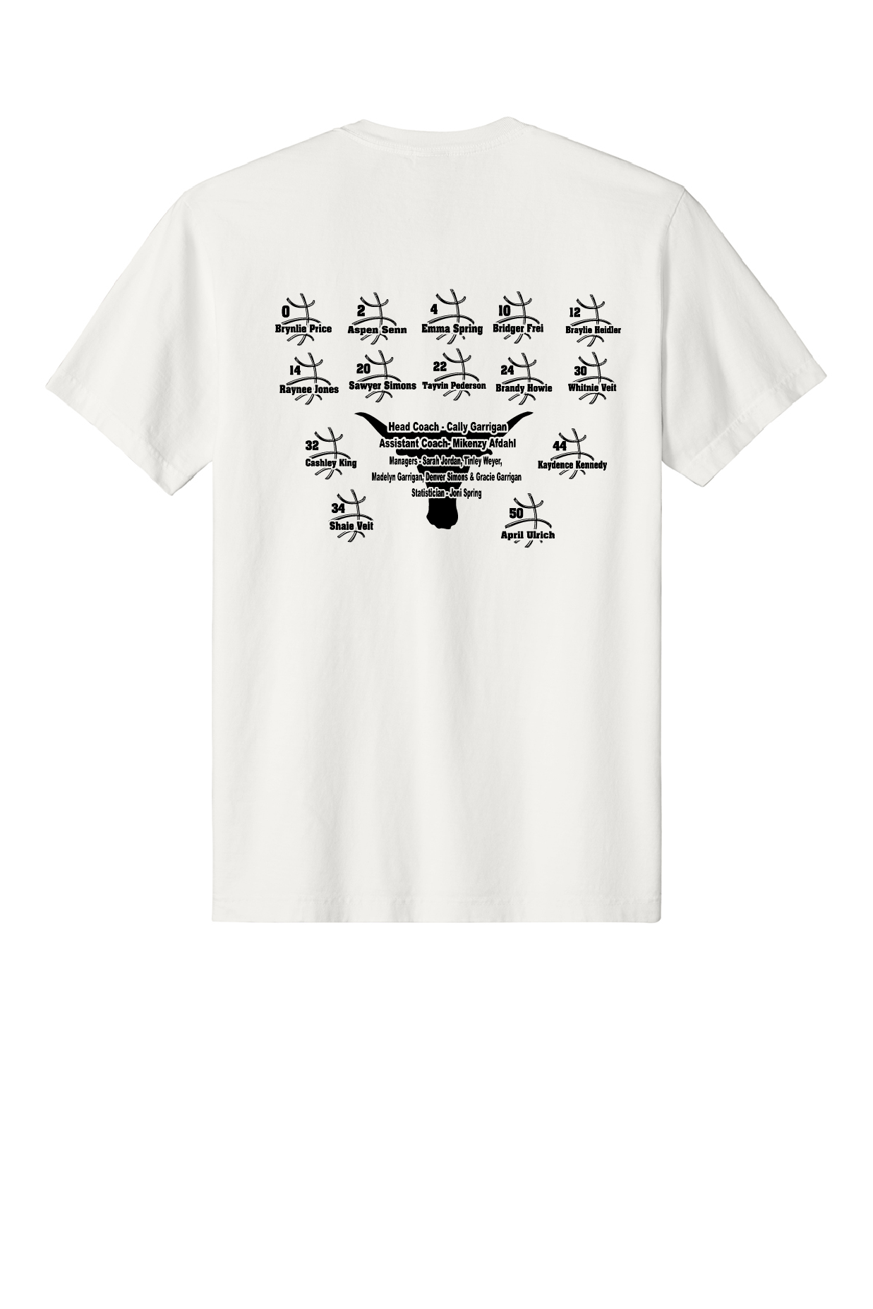 2025-26 Faith Lady Longhorns Basketball Shirts