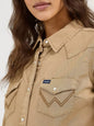 Women's Wrangler Western Snap Work Shirt