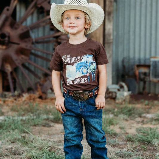 Boy's Shea Baby Not All Cowboys Ride Horses Shirt Toddler