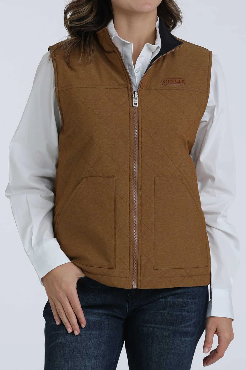 Women's Cinch Quilted Jersey Reversible Vest