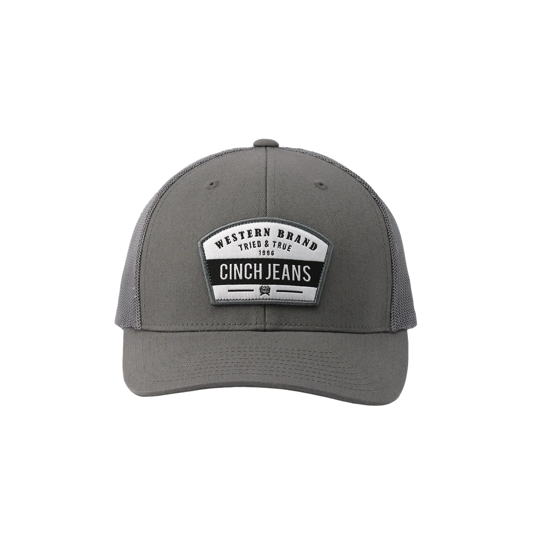 Men's Cinch Logo Grey Trucker Cap