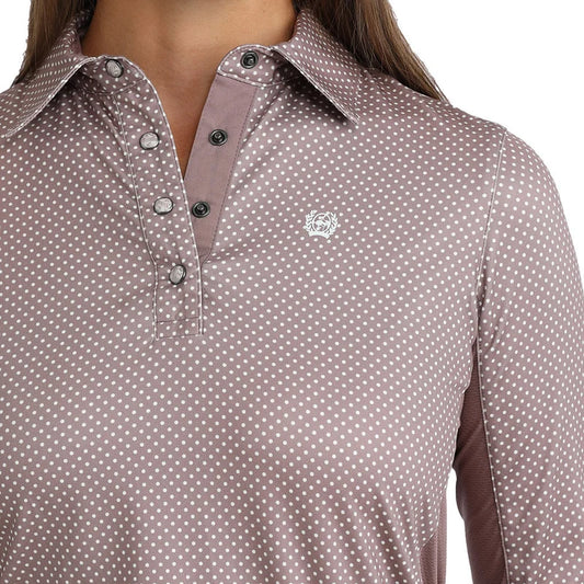 Women's Cinch Lilac Hybrid Snap Shirt