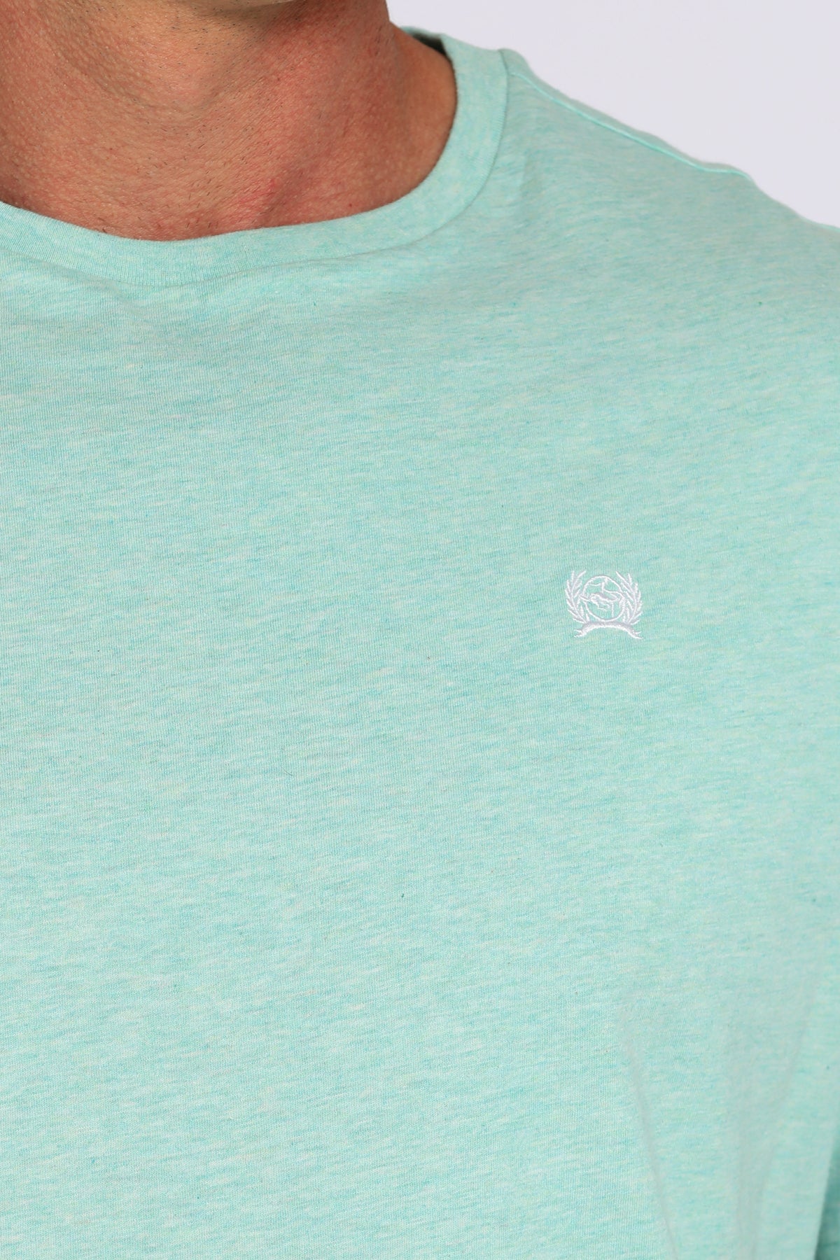 Men's Cinch Solid Logo Tee - Mint