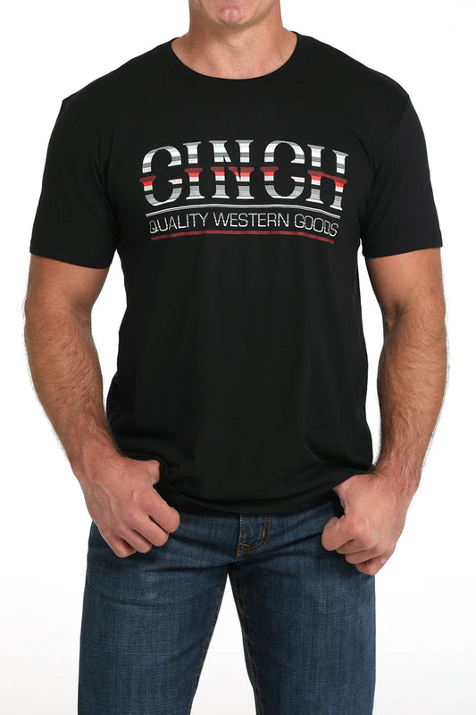 Men's Cinch Black Graphic Tee