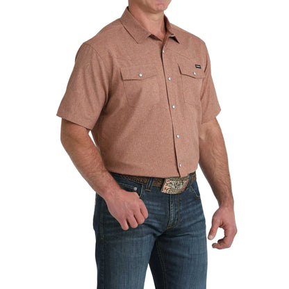 Men's Cinch ArenaFlex Button Down Western Shirt - Brown