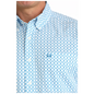 Men's Cinch Arenaflex Button Down Western Shirt - Blue