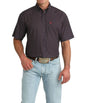 Men's Cinch Arenaflex Button Down Western Shirt - Navy