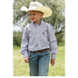 Boy's Cinch Long Sleeve Button Down Western Shirt - Tencel