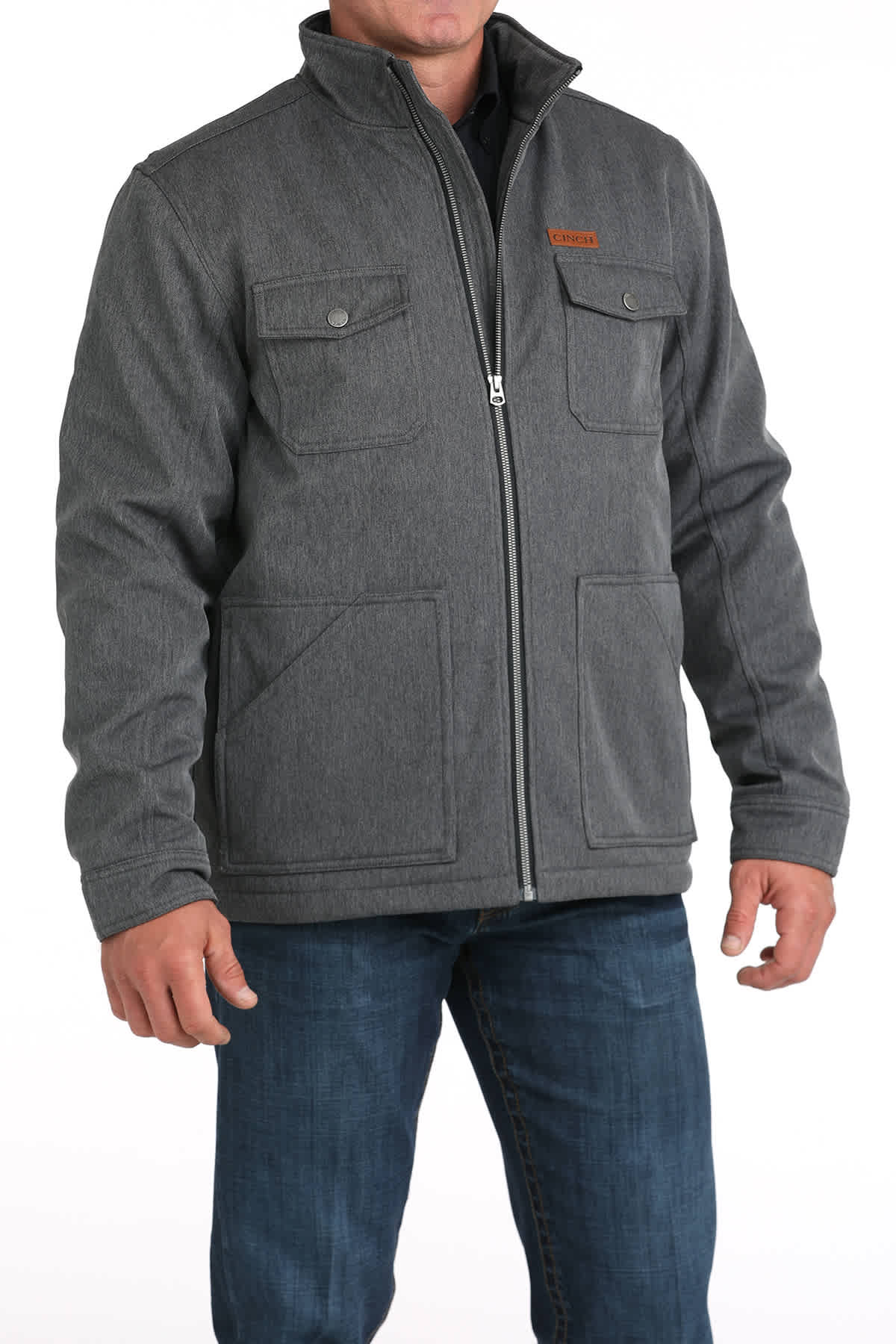 Men's Cinch Conceal Carry Soft-shell Jacket Double Pocket