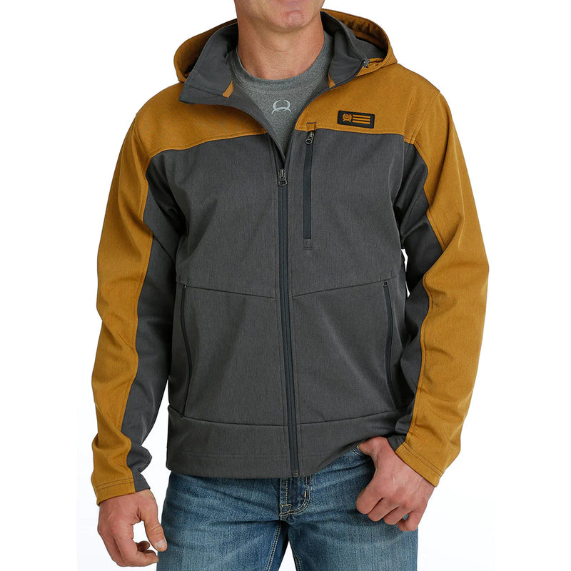 Men's Cinch Color Blocked Hooded Softshell Men's Jacket