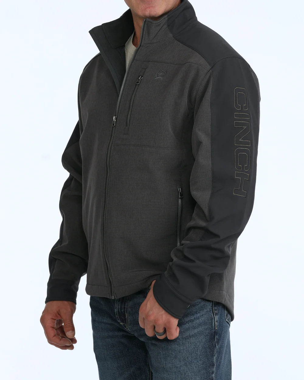 Men's Cinch Bonded Jacket - Black/Gray