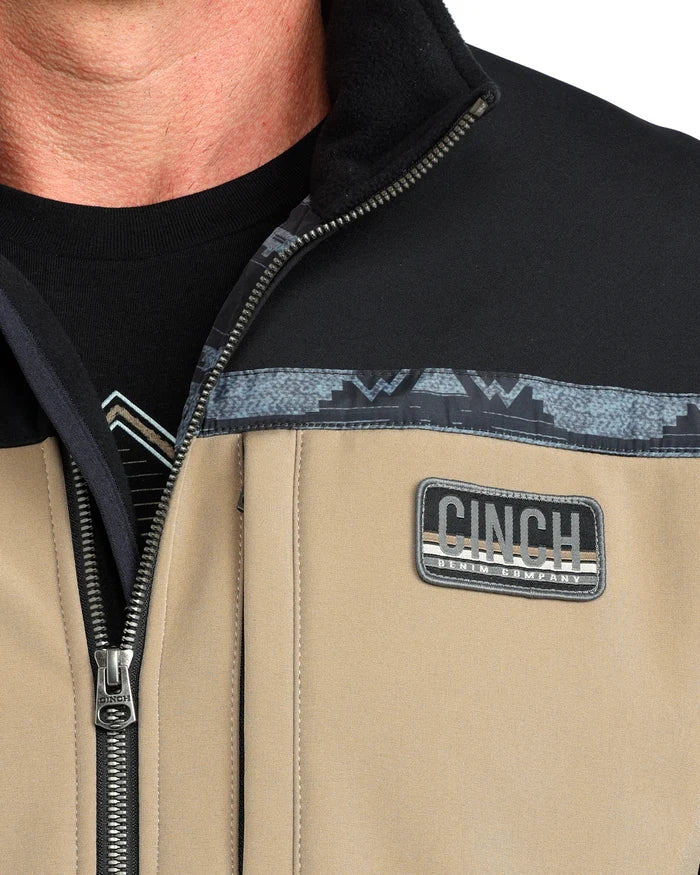 Men's Cinch Bonded Jacket - Color Blocked Tan