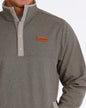 Men's Cinch 1/4 Button Pullover - Gray
