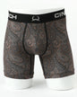 Men's Cinch Brown Paisley 6" Boxer Brief