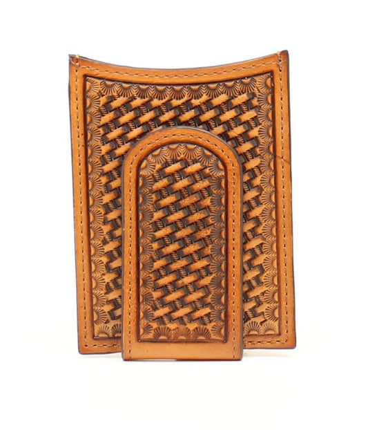 Nocona Basketweave Money Clip