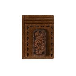 Nocona Money Clip Roughout Buck Lacing Tan